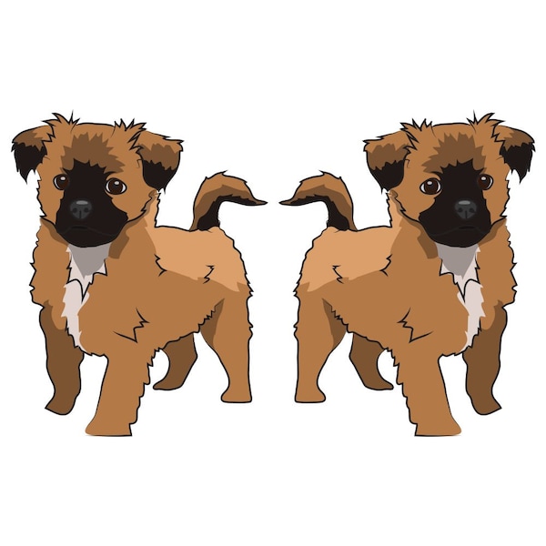Cheeks Dog Decal, Dog Lover Decor Vinyl Sticker